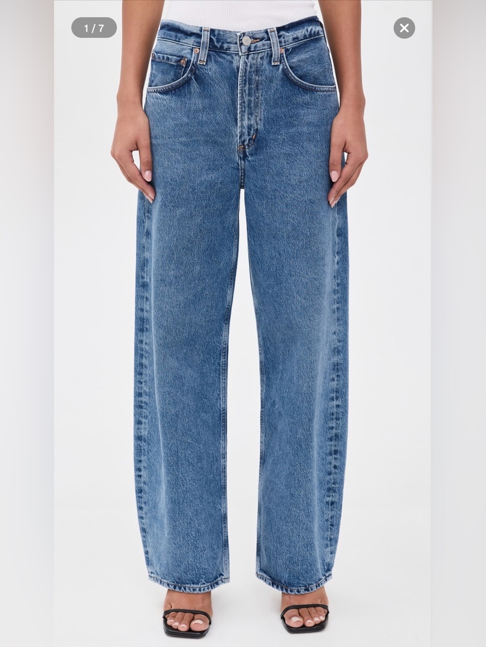 AGOLDE Low Curve Jean in the wash "Myth" (Style #A197B-1371)